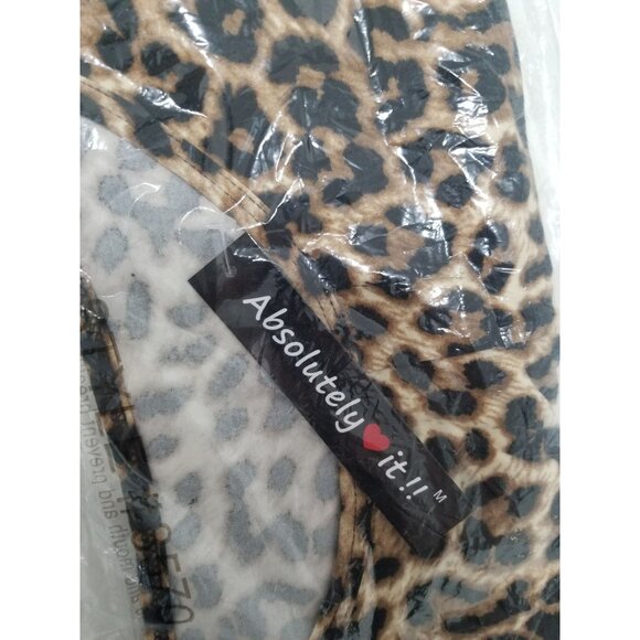 ABSOLUTLY LOVE‎ IT !! Leopard Print Cami Romper In Brown - Size Medium - Picture 4 of 5